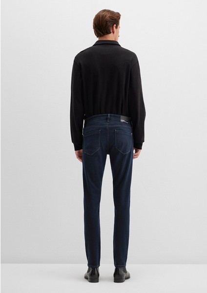 James Mavi Black Puslu Mürekkep Mavi Jean Pantolon 0042426976