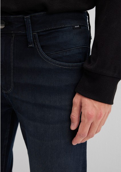 James Mavi Black Puslu Mürekkep Mavi Jean Pantolon 0042426976