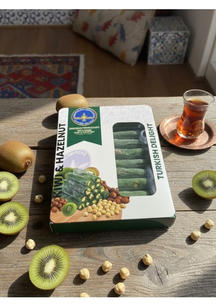 Kivi Fındıklı Lokum 125 gr – Kivi Meyveli & Fındıklı Türk Lokumu modelleri