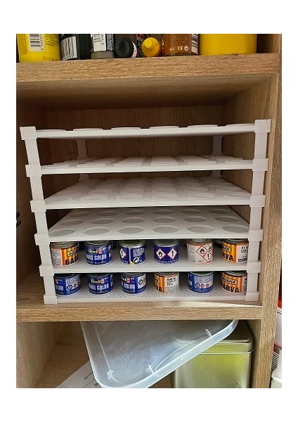 Revell Kutuları Için Boya Düzenleyici / Depolama Sistemi