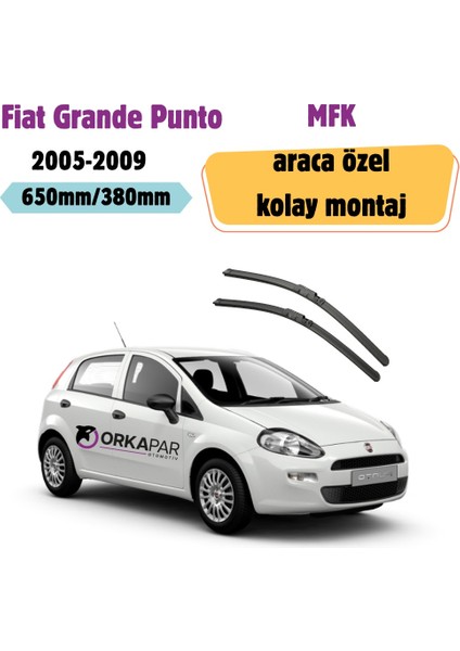 Fiat Grande Punto Muz Silecek Takımı (2005-2009) Orkapar