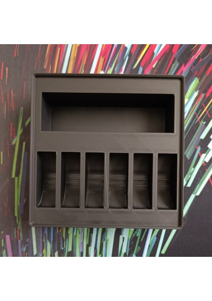 Gridfinity / D110 Yazıcı ve 6 Rulo Düzenleyici modelleri