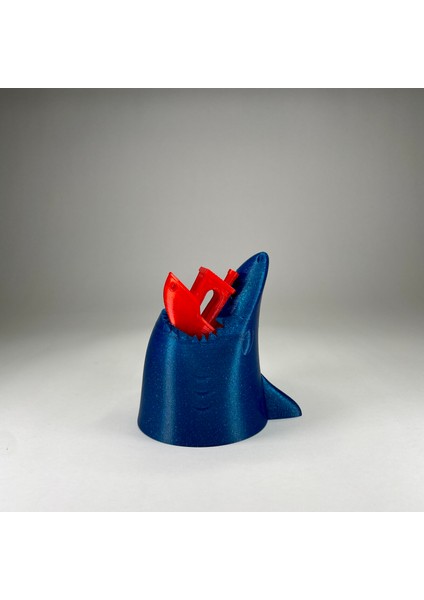 Organik Organizatörler: Köpekbalığı Kalem Kabı modelleri