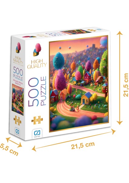 Minyatür Bahçe - 500 Parçalı Puzzle