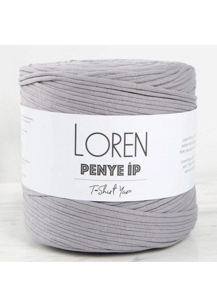 İEG Loren Penye Kumaş El Örgü İpi Gri - 26 - 34483