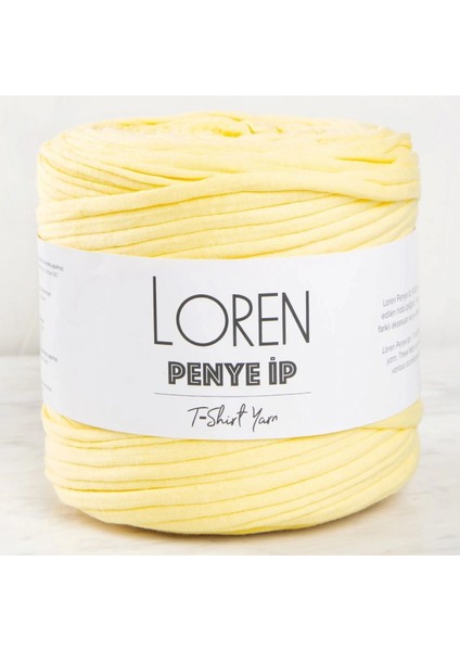 İEG Loren Penye Kumaş El Örgü İpi Bebe Sarı - 44 - 33473