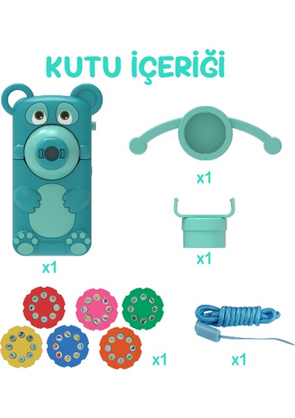 Eğitici Projeksiyonlu Çizim Oyuncağı – 6 Slayt Diskli Işıklı Çizim Projektörü fiyatları