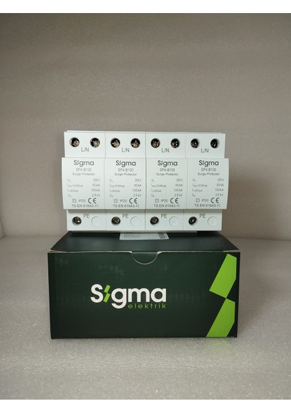 SP4-B100 B Tipi 4p 100KA Parafudr