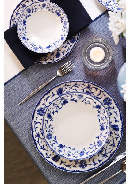 Bone Luz Form 24 Parça 6 Kişilik Yemek Takımı Derun