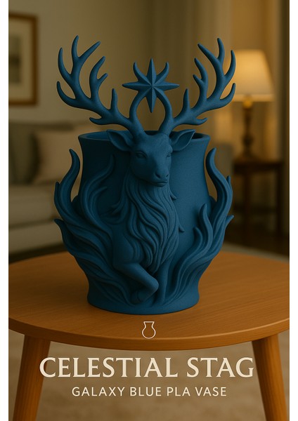 Sakin Doğa Için Geyik Şeklinde Vazo Sanat Organizatörü