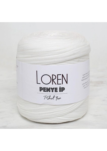 İEG Loren Penye Kumaş El Örgü İpi Açık Krem - 43 - 33472