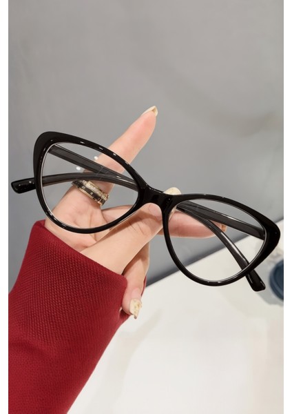 Cat Eye Blue Block Mavi Işık Korumalı Gözlük Optik Uyumlu indirimleri