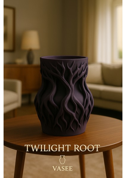 Vazo Sanatı – Yabani Dokuya Sahip Kök Düzenleyici Saksı