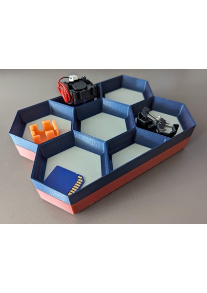 Istiflenebilir Altıgen Tepsi Parça Düzenleyici modelleri