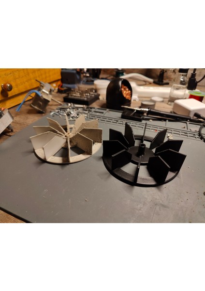 Yedek Banyo Fanı Pervanesi (3/16" Çaplı Mil)