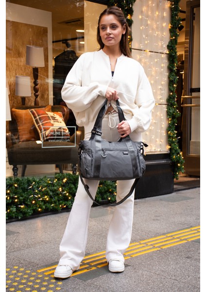 Hafif ve Dayanıklı Paraşüt Kumaş El ve Çapraz Askılı Çok Bölmeli Çanta fırsatları