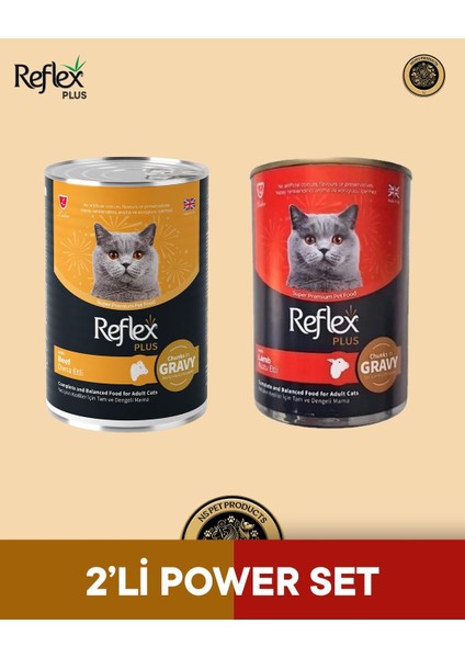 Plus Kedi Maması 2'li Power Set
