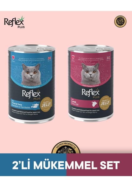 Plus Kedi Maması 2'li Mükemmel Set