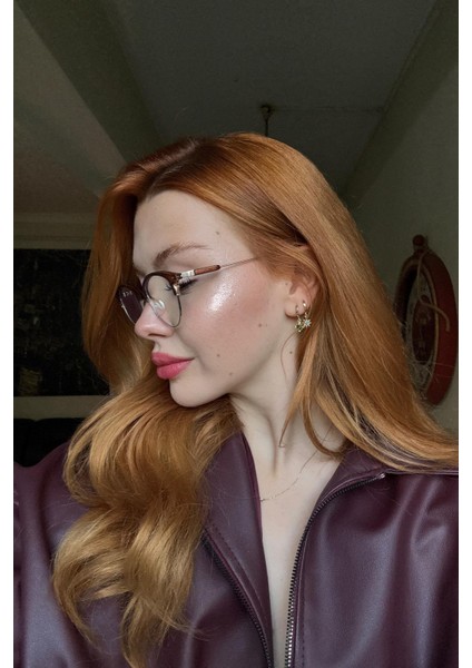 Allora Small Kadın Blue Block Gözlük Kahverengi modelleri