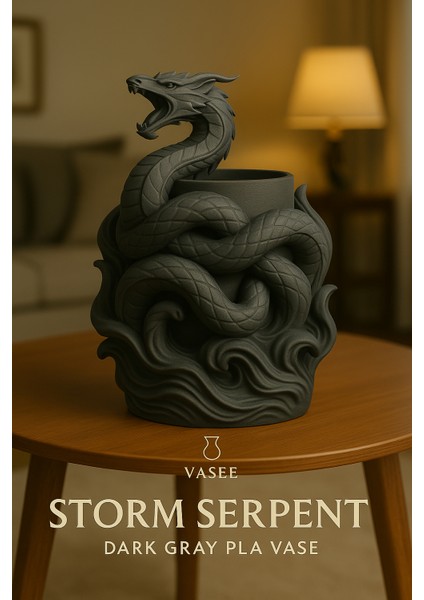 Vazo Sanatı – Ateşli Zarafete Sahip Ejderha Organizatörü Saksı