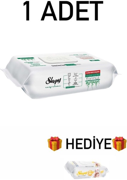 Easy Clean Yüzey Temizleme Mendili 1 Adet 100 Lü Hediye Sensitive