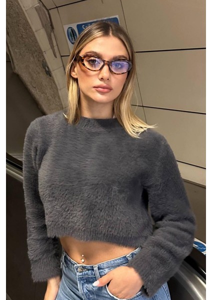 Viony Kadın Blue Block Gözlük Leopar