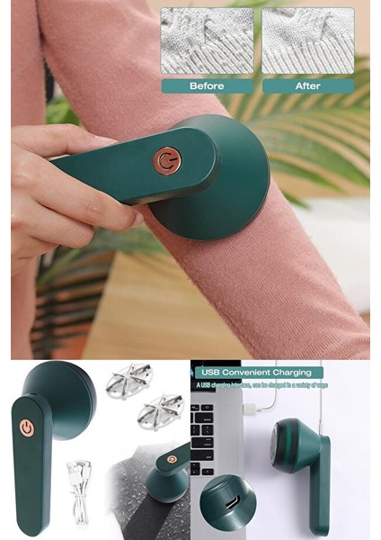Saplı Oval Tiftik Temizleme Makinesi USB Şarjlı Kumaş Tüy Alma Cihazı Kazak Ceket Çorap Için Uygun fiyatları