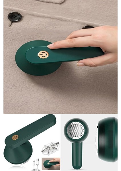 Saplı Oval Tiftik Temizleme Makinesi USB Şarjlı Kumaş Tüy Alma Cihazı Kazak Ceket Çorap Için Uygun modelleri