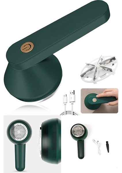 Saplı Oval Tiftik Temizleme Makinesi USB Şarjlı Kumaş Tüy Alma Cihazı Kazak Ceket Çorap Için Uygun fırsatları