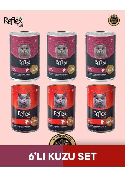 Plus Kedi Maması 6'lı Kuzu Set