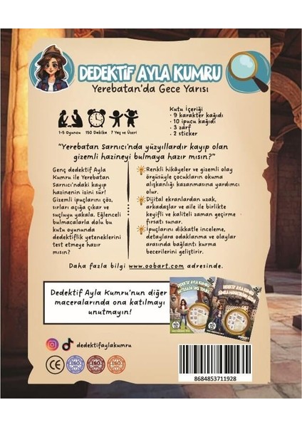 Yerebatan'da Gece Yarısı, Çocuklar Için Eğlenceli Dedektiflik Oyunu fırsatları