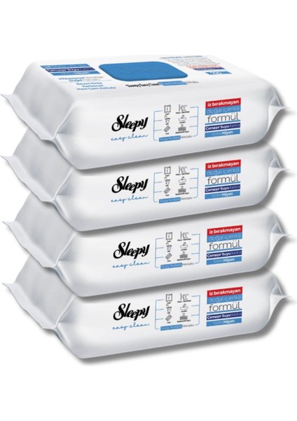 Easy Clean Çamaşır Suyu Katkılı Yüzey Temizlik Havlusu 4X100 (400 Yaprak) Intermop Slim Cam Bezi fiyatları