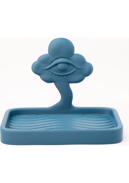 Göz Ağacı Tepsisi – Bulut ve Göz Tasarımlı Sürrealist Sabunluk Veya Düzenleyici fiyatları