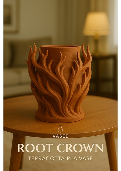 Çılgın Bir Dekor Için Kök Sarılı Vazo Sanat Organizatörü