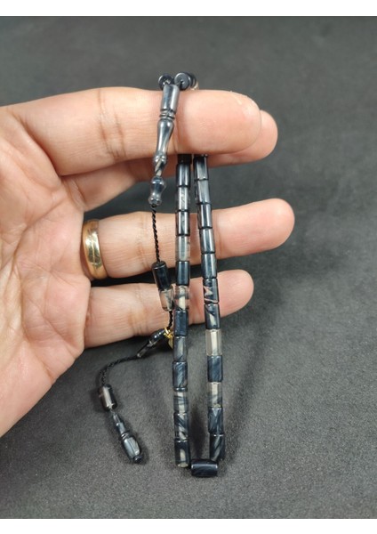 Mehmet Mercan Usta Eseri Bilek Boy (Küçük Boy) Ok Gibi Kesme Sıkma Kehribar Sertifikalı 8718