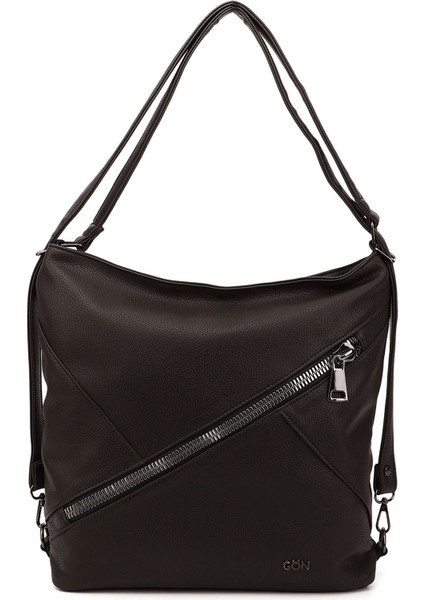 Kadın Kahverengi DDZW717B0651 Uzun Askılı Omuz ve Sırt Çantası