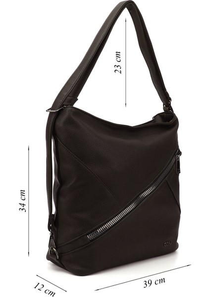 Kadın Kahverengi DDZW717B0651 Uzun Askılı Omuz ve Sırt Çantası fiyatları