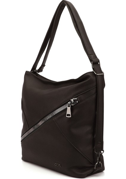 Kadın Kahverengi DDZW717B0651 Uzun Askılı Omuz ve Sırt Çantası modelleri