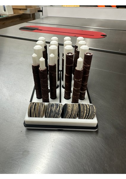 Gridfinity Için Dremel Zımpara Kayışı ve Disk Düzenleyici modelleri