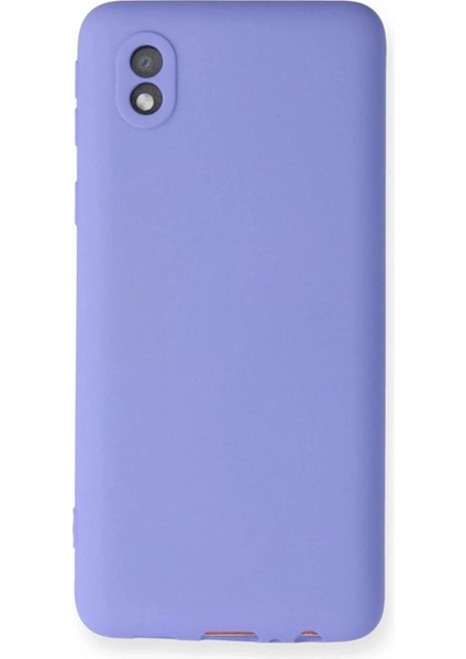 Samsung Galaxy A01 Core Kılıf First Silikon - Lila