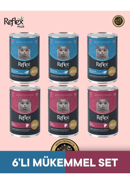 Plus Kedi Maması 6'lı Mükemmel Set
