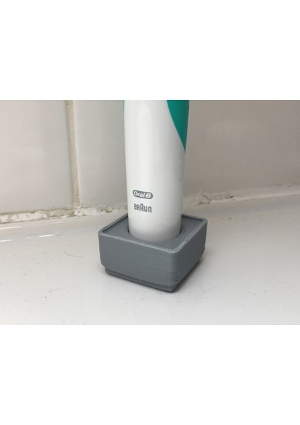 Gridfinity Banyo Elektrikli Diş Fırçası Tutucu