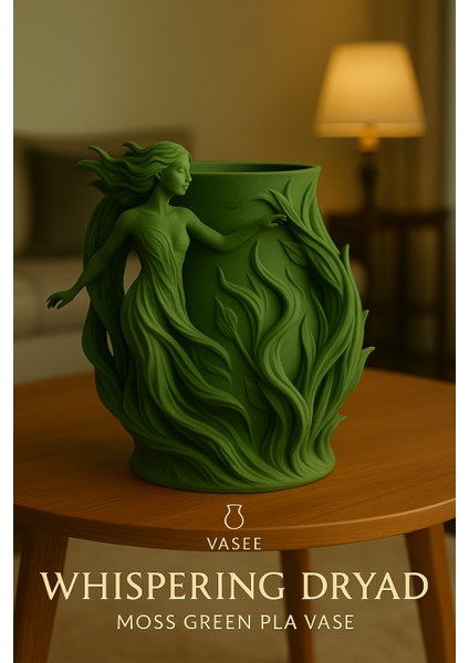 Vazo Sanatı – Heykel Zarafetine Sahip Kadın Organizatör Saksı