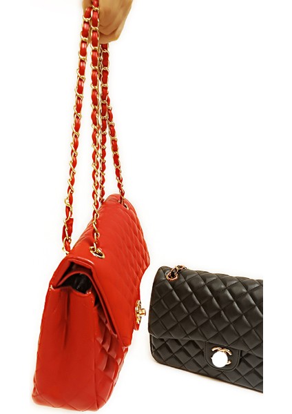 Kırmızı Omuz Çantas modelleri