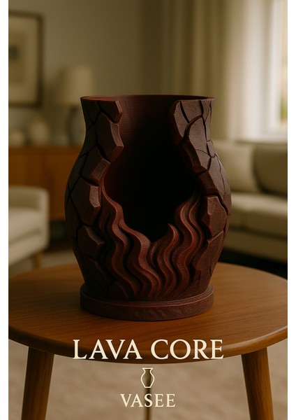 Yontulmuş Güzelliğe Sahip Yaratıcı Vazo Sanat Organizatörü