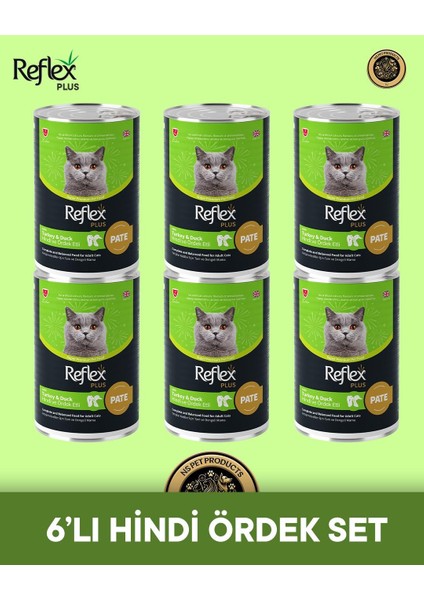 Plus Kedi Maması 6'lı Hindi Ördek Set