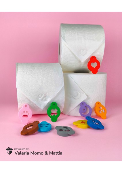 Kişiselleştirilmiş Banyo Tasarımları Için Tuvalet Kağıdı Damgalama Alet Seti