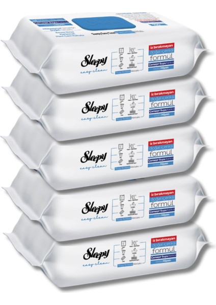 Easy Clean Çamaşır Suyu Katkılı Yüzey Temizlik Havlusu 5X100 (500 Yaprak) Intermop Slim Cam Bezi fiyatları