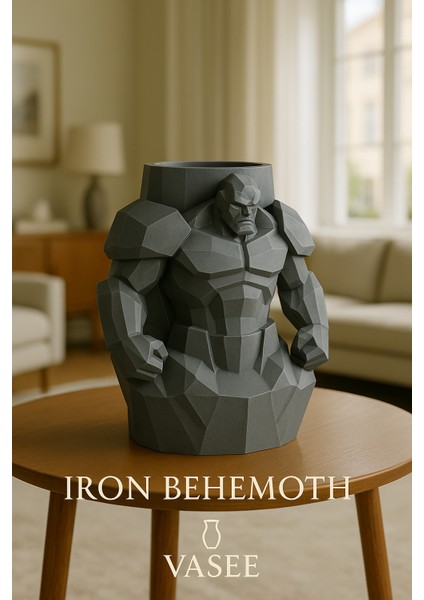 Ham Stil Için Golem Şekilli Vazo Sanat Düzenleyicisi