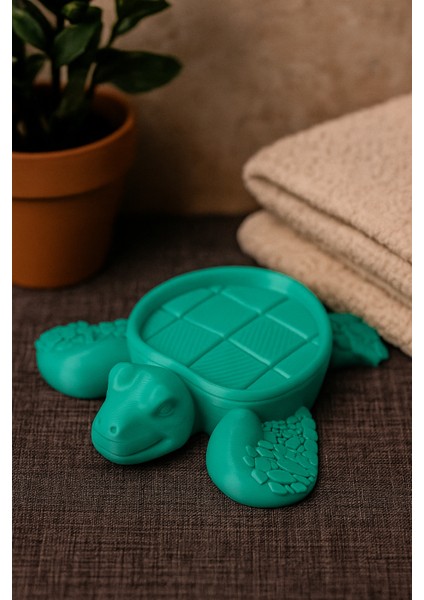 Kaplumbağa Sabunluk – Sevimli Banyo Aksesuarı